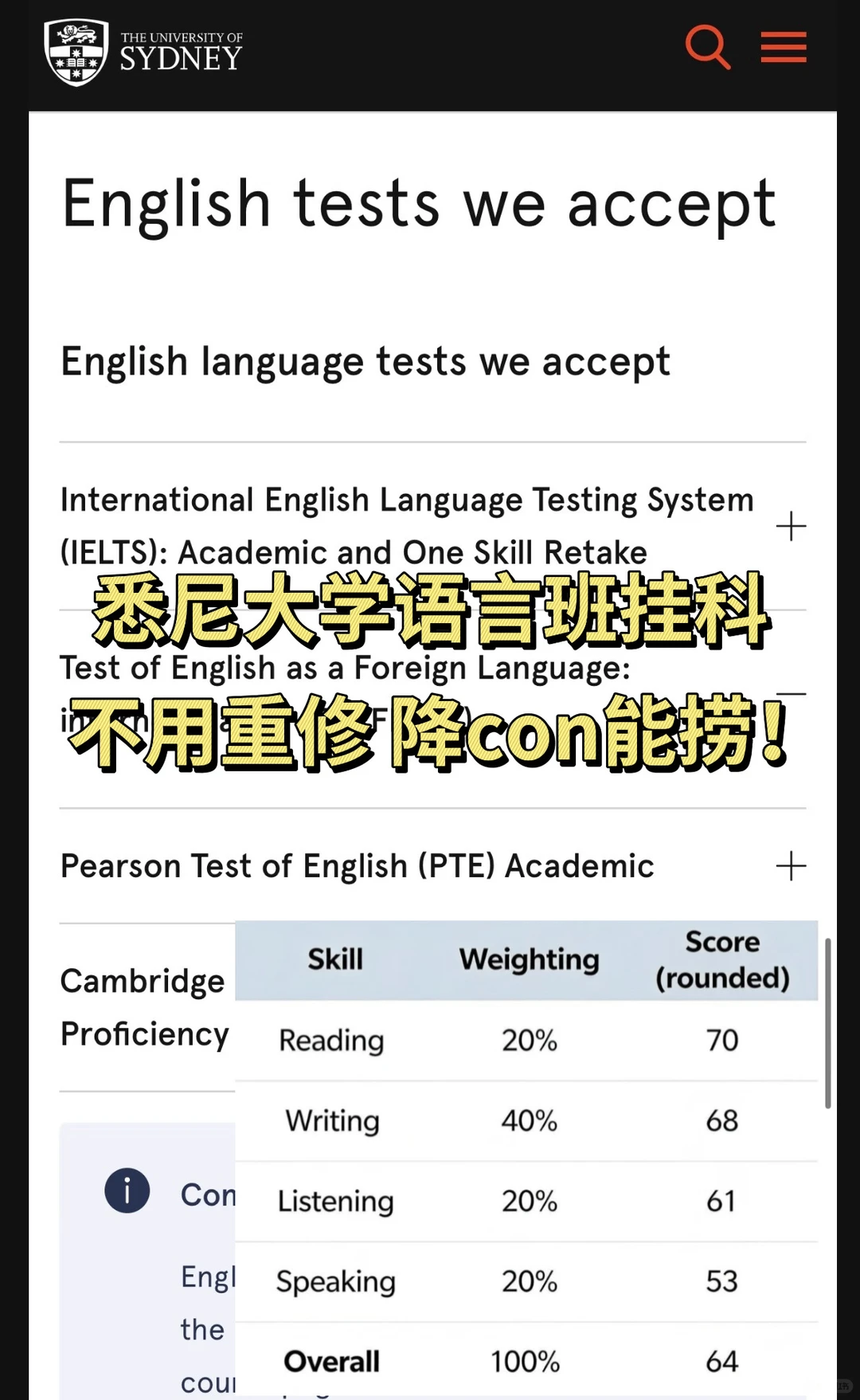 悉尼大学语言班挂科真没必要再花几w重修 · 封面