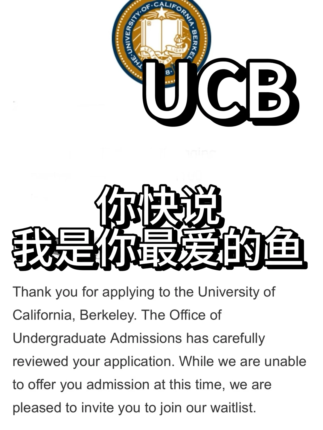 UCB waitlist输在空洞表白 · 内容配图 2