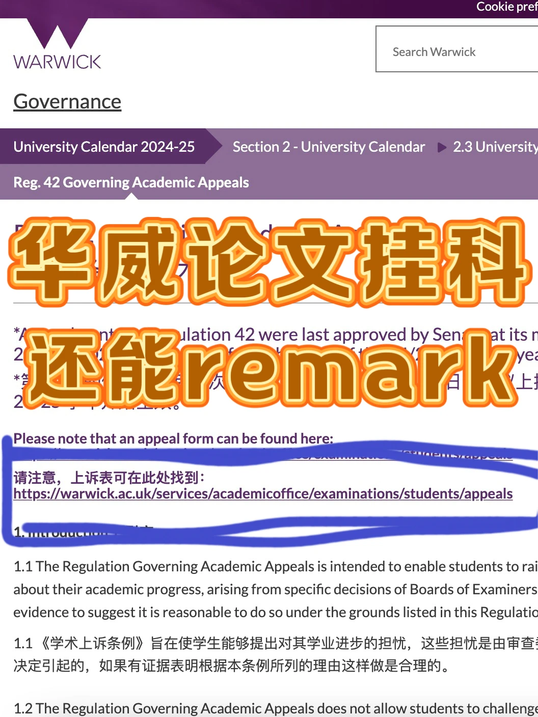 华威大学论文挂科！！再不remark就来不及了 · 内容配图 2
