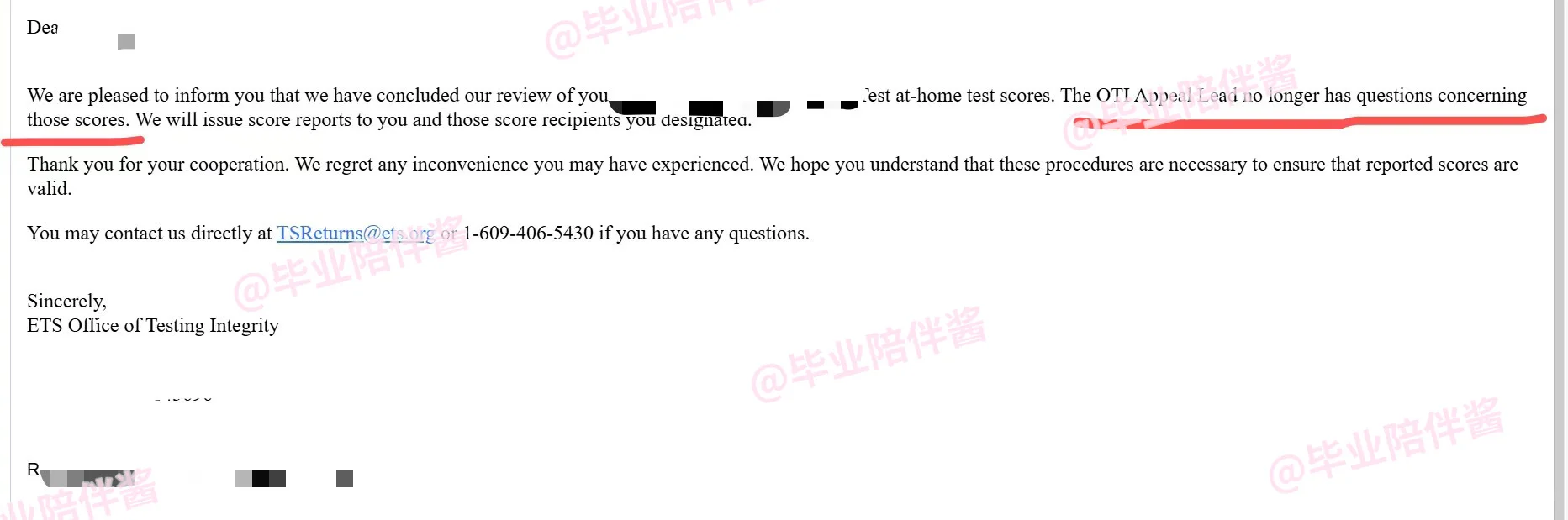 文书和逻辑就是和ETS appeal的关键 · 内容配图 1
