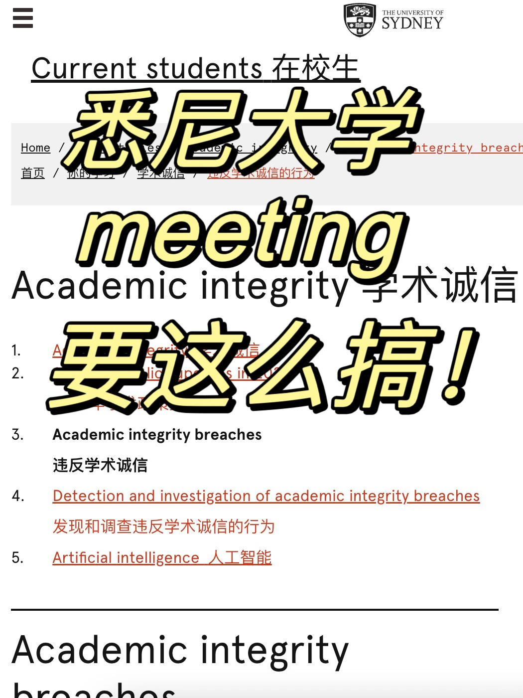 悉尼大学学术bu端,帮你15min拿下meeting! · 内容配图 1