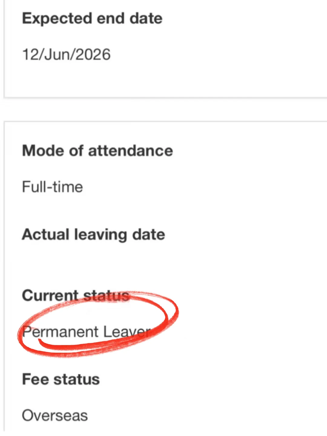 ucl补考成绩单显示permanent leaver,咋回事 · 内容配图 2
