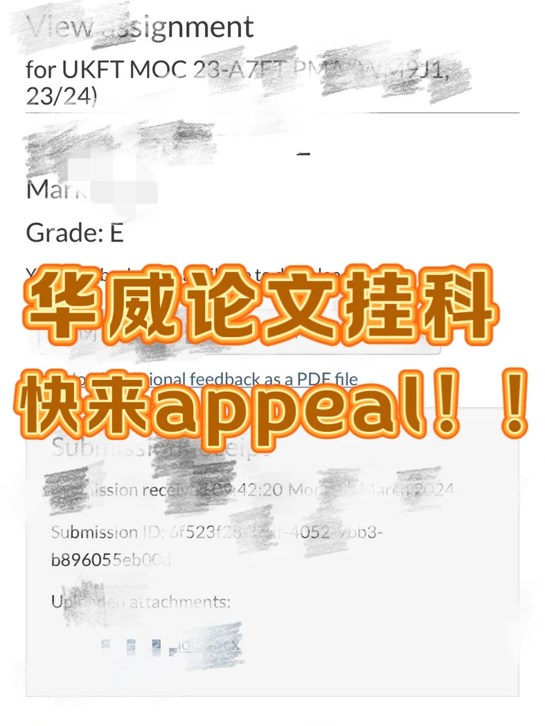 华威毕业论文挂科‼️还有这些路子能走！！ · 封面