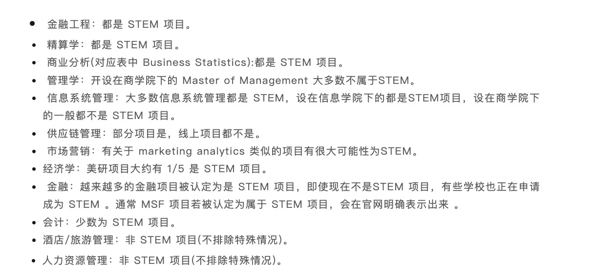 美国这些商科专业都是STEM项目 · 内容配图 2