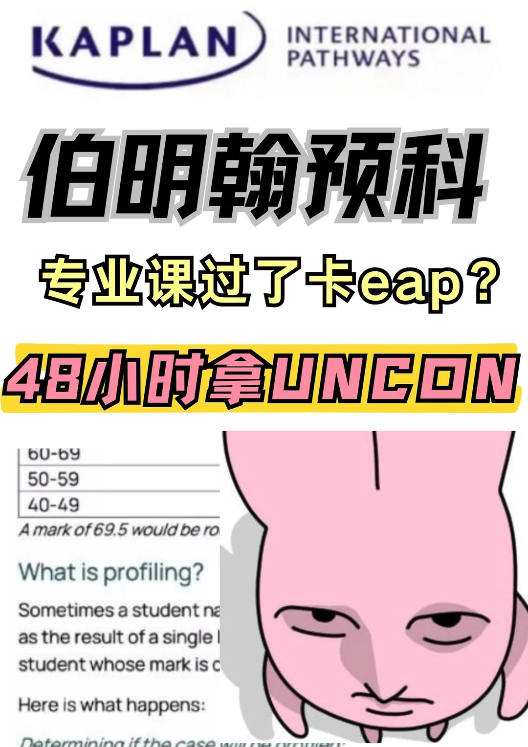 伯明翰预科挂科别急!48h拿uncon ! · 内容配图 2