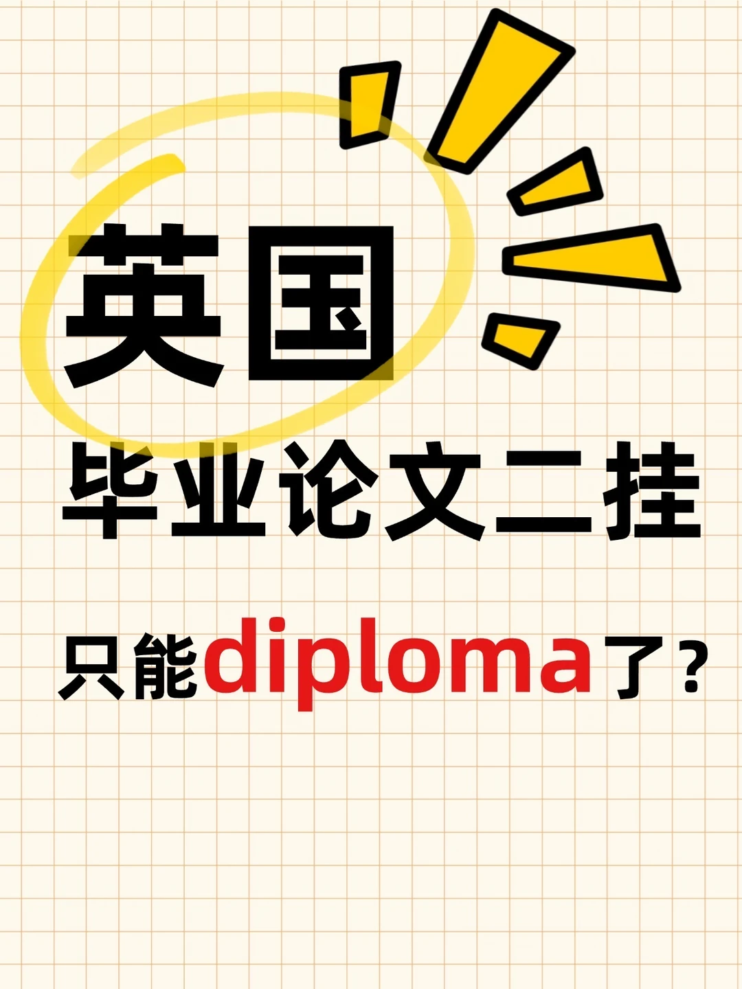 🇬🇧毕业论文二次挂科只给diploma？别认命！ · 内容配图 1