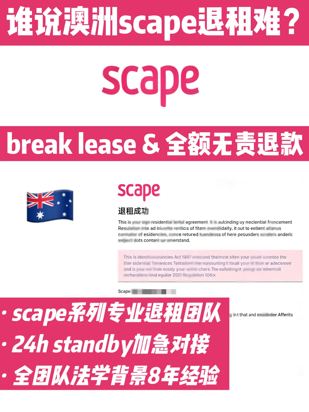 墨尔本scape提前退租 噪音问题全额无责退款 · 内容配图 1