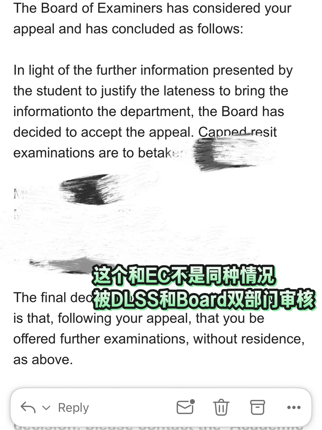 爱丁堡考试转线上被拒?我重新申请直接pass · 内容配图 3