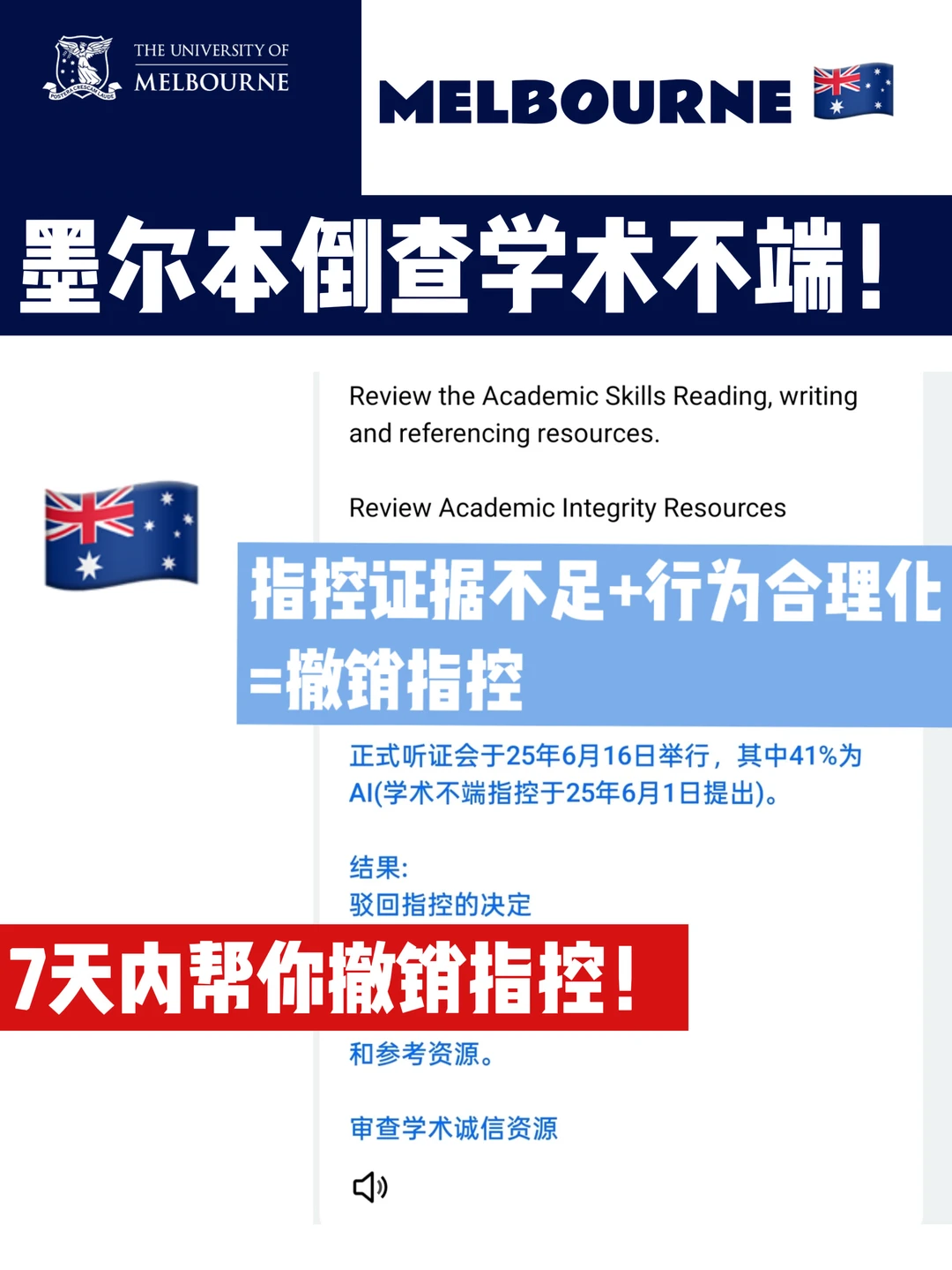 墨尔本倒查学术不端！找d写被指控的不在少数 · 封面