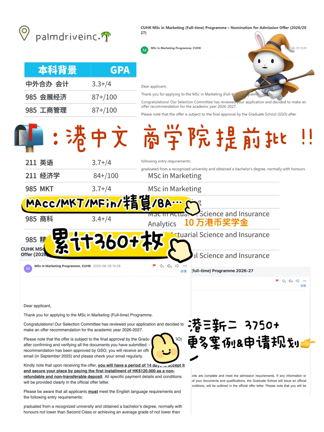 港中文商科录取在审细节 · 内容配图 1