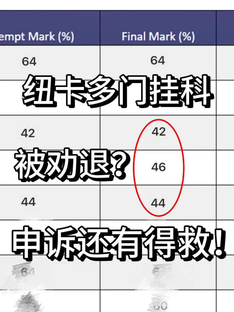 纽卡硕士挂科太多被劝退的，还不赶快去申诉！ · 封面