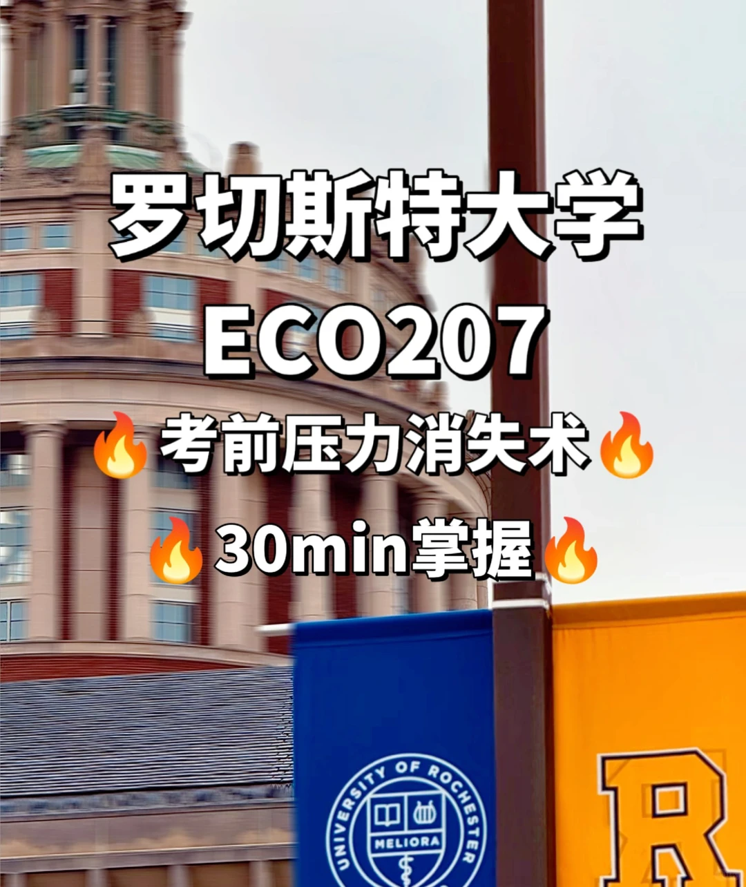 罗切斯特大学 eco207 线下final压力消失! · 内容配图 1
