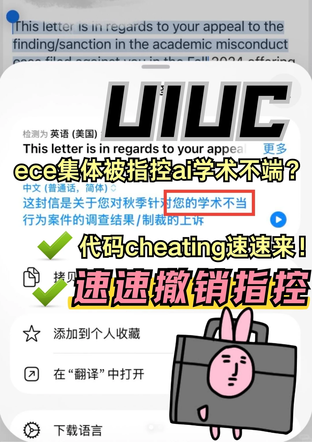 uiuc ece集体被指控代码cheating？我能救你 · 封面