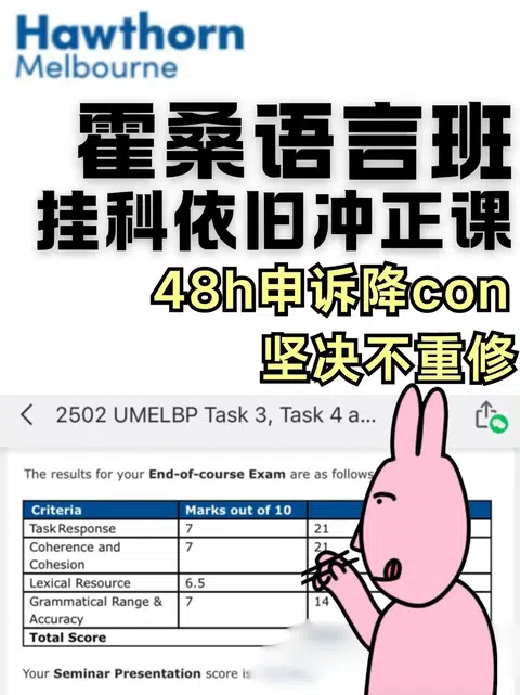 墨大霍桑出分，正课名额不等情绪 · 封面