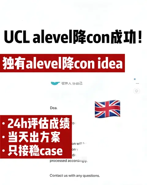 UCL con降不下来？alevel降con我们熟！ · 封面