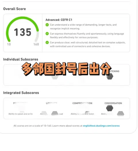 多邻国被封号，我口吐芬芳，25h恢复135 · 封面
