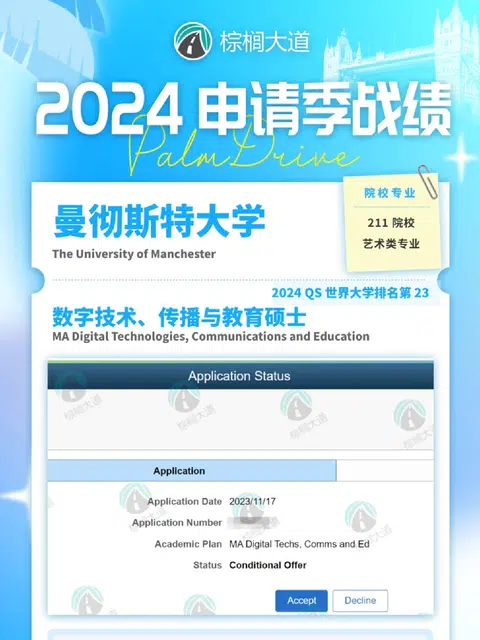 曼大DTCE，艺术背景也要讲匹配 · 内容配图 1