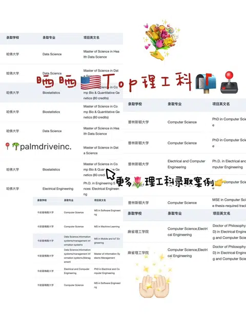 美国理工Top项目更挑方向 · 内容配图 1