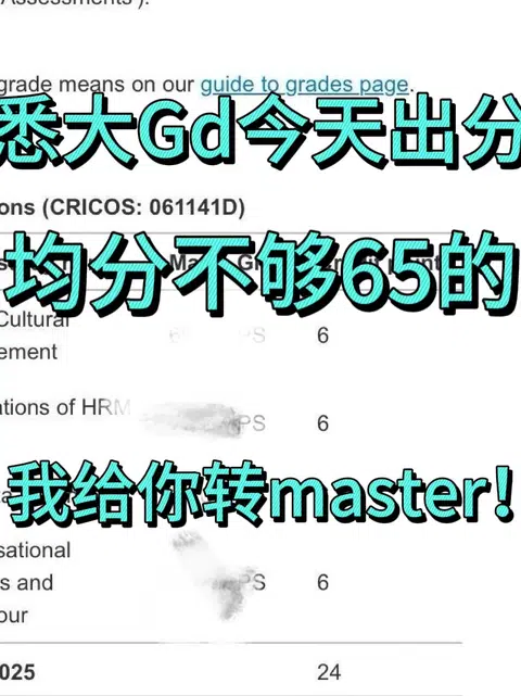 悉大Gd今天出分均分不够升master，咋办 · 内容配图 1