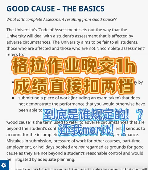 真哭了😭格拉作业晚交1小时，B2直接变C1 · 封面