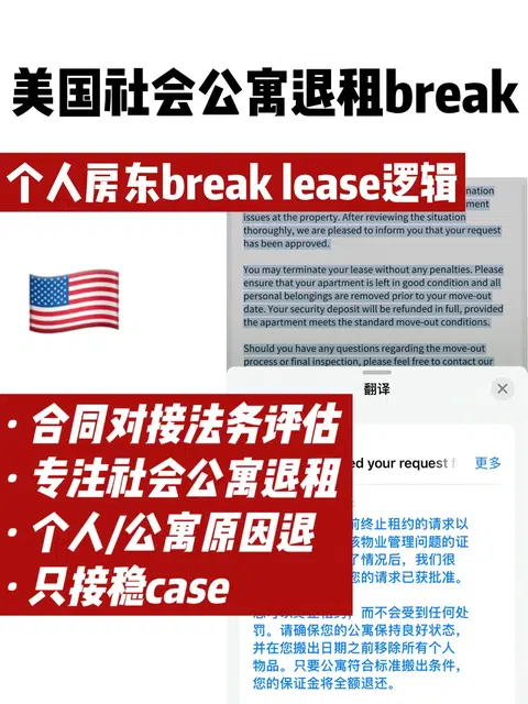 🔥美国加州公寓提前退租 break lease怎么做 · 封面