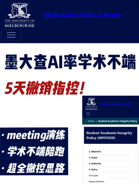 🇦🇺墨大学术不端 Turnitin算法误判也能撤！ · 封面