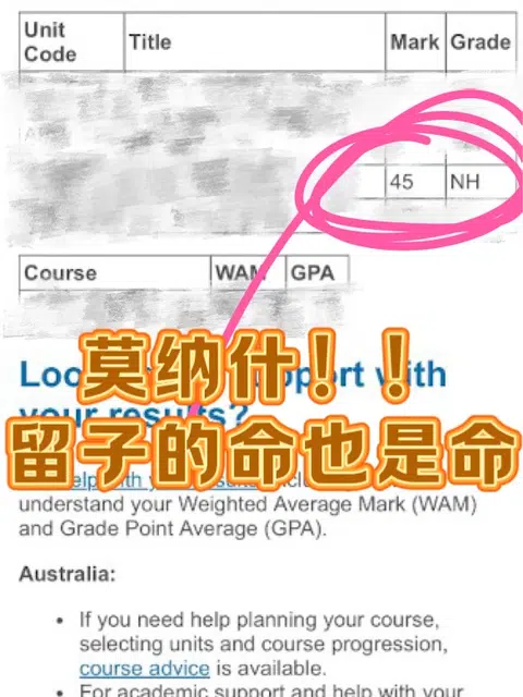 莫纳什本科挂科，确实得6k💰才能捞！ · 封面
