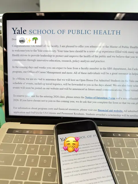 Yale MPH !!!! 美研申请即将大满贯🥳 · 内容配图 1