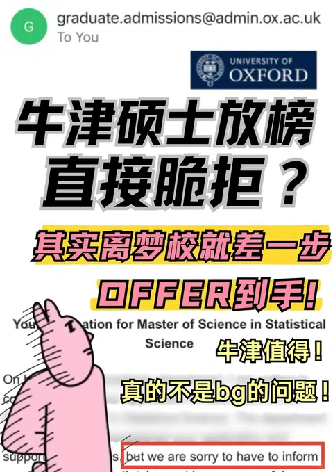 牛津硕士拒信到手？牛津到底喜欢什么bg… · 封面
