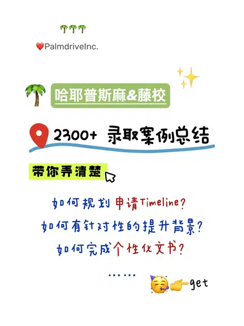 如果你打算申哈耶普斯麻藤校 先看看这篇 · 内容配图 1