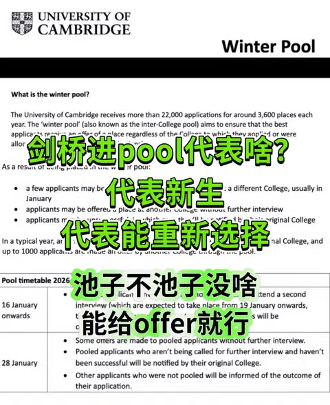 剑桥Winter Pool，干等才亏 · 内容配图 1