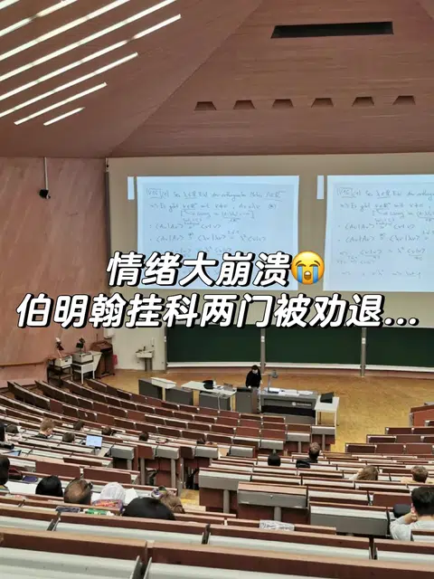 情绪大崩溃😭，伯明翰挂科两门被劝退... · 内容配图 1