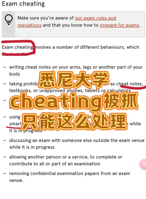 悉尼大学考试cheating当场被抓..还被记了id · 封面