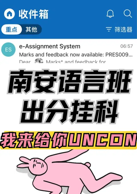 南安语言班出分！！挂了我来给你uncon · 封面