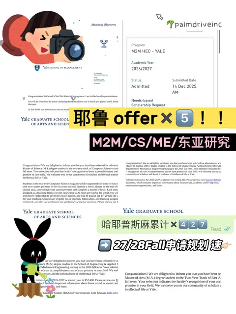 因为你想申耶鲁所以我们点满了offer属性 · 内容配图 1