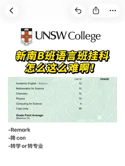 新南语言班不是有手就行啊！教授真会卡分啊！ · 封面