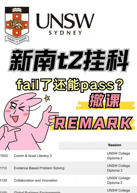 新南t2出分fail？我还能帮你pass · 封面